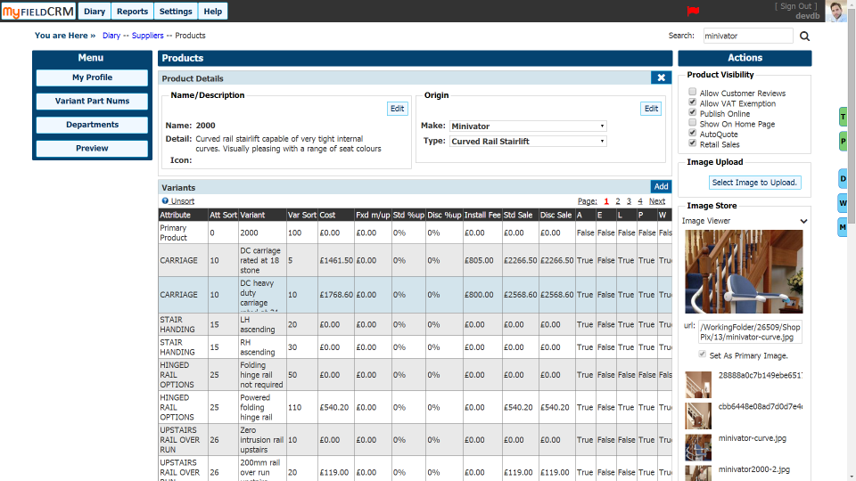 screenshot of Workforce Manager